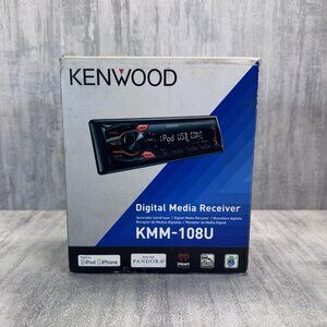 Kenwood KMM-108U AM/FM Pandora iHeart Radio Digital Media Reciever Head Unit Car